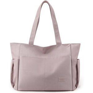 Women's Light Purple Large Purse Tote Lightweight Handbag Satchel Shoulder Bag